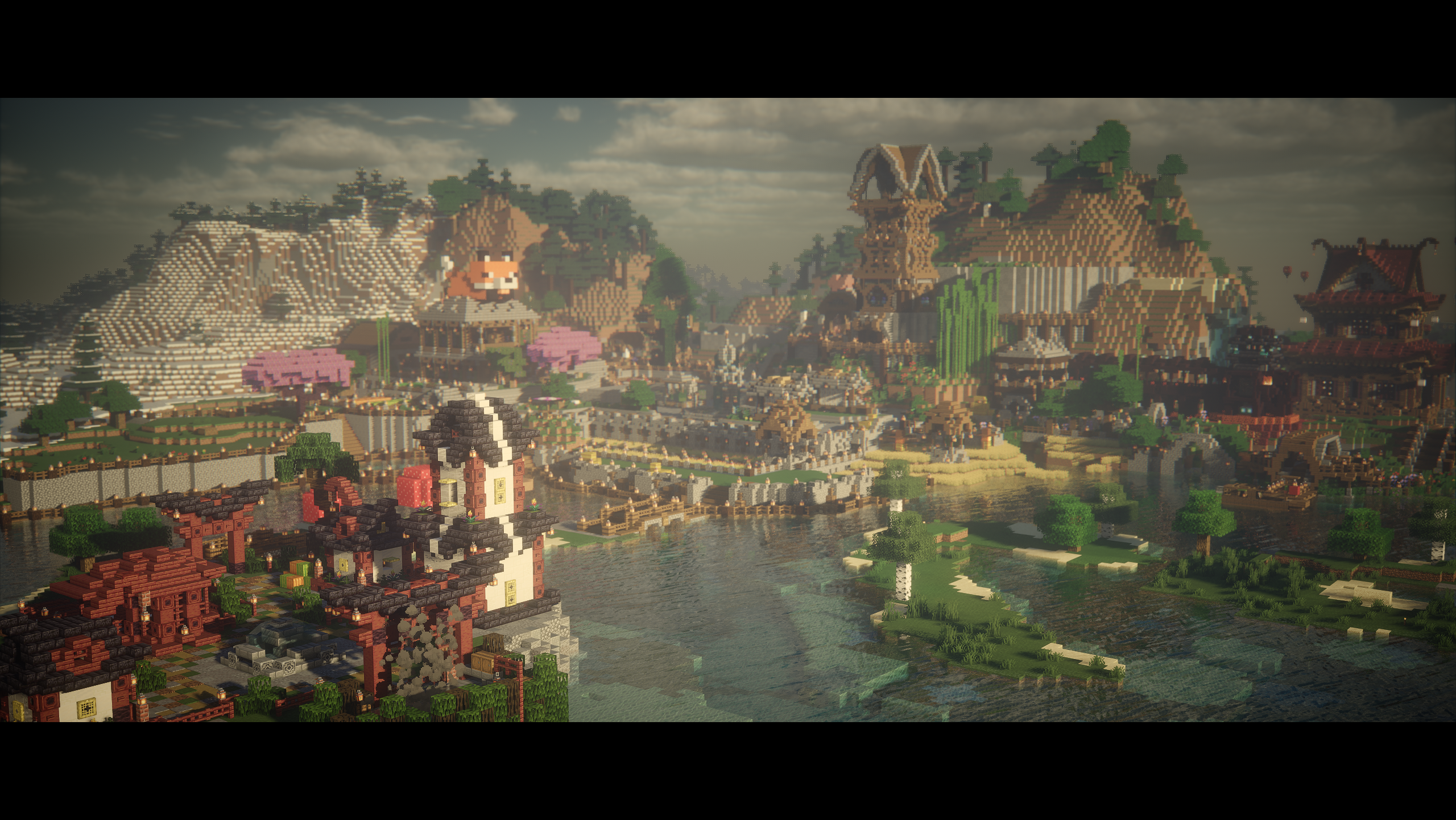 DILU-Town Minecraft village screenshot